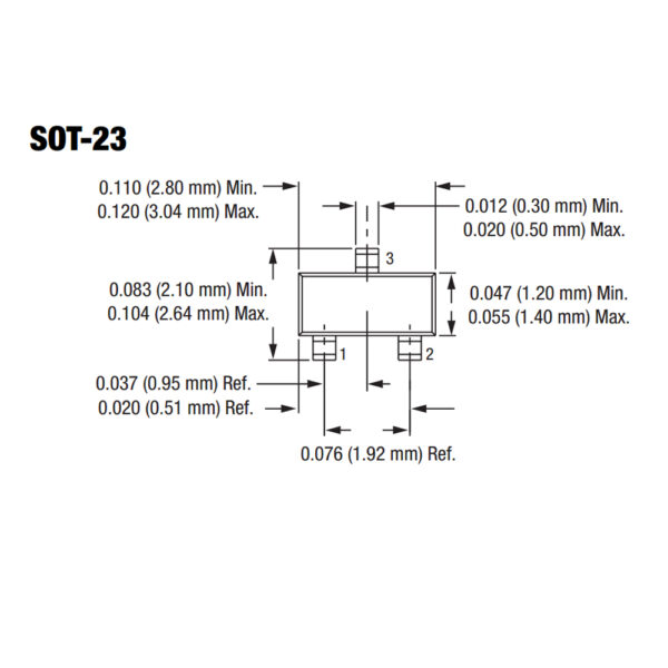 ترانزیستور 2N3904-SMD-NPN