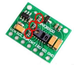 arduino-max30100-remove-resistors